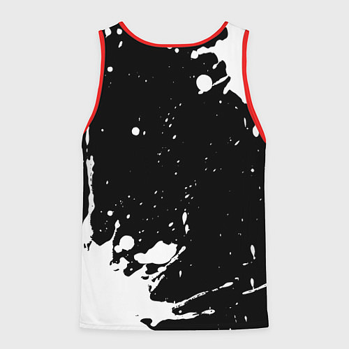 Мужская майка без рукавов МИР4 Краска / 3D-Красный – фото 2