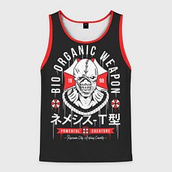 Майка-безрукавка мужская Био органическое оружие Nemesis, цвет: 3D-красный