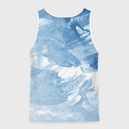 Мужская майка без рукавов Конфетки! / 3D-Белый – фото 2