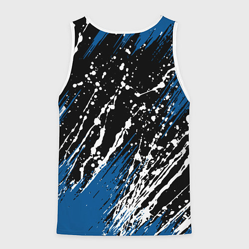 Мужская майка без рукавов PSG футбольный клуб / 3D-Белый – фото 2