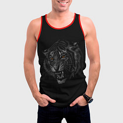 Майка-безрукавка мужская Tiger 2022!, цвет: 3D-красный — фото 2