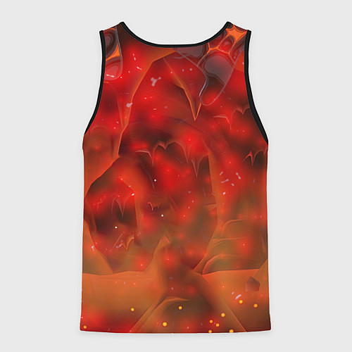 Мужская майка без рукавов Worms червяк и граната / 3D-Черный – фото 2