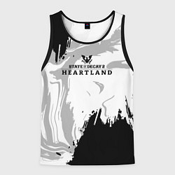 Майка-безрукавка мужская State of Decay разводы, цвет: 3D-черный