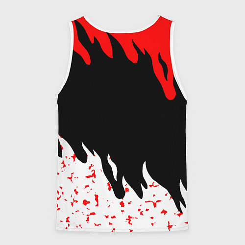 Мужская майка без рукавов Darkest Dungeon огонь / 3D-Белый – фото 2