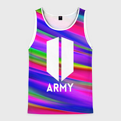 Мужская майка без рукавов BTS ARMY RAIBOW