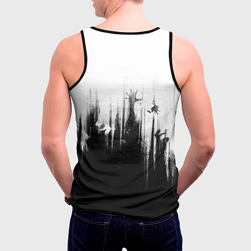 Мужская майка без рукавов Dying Light- 2 / 3D-Черный – фото 4