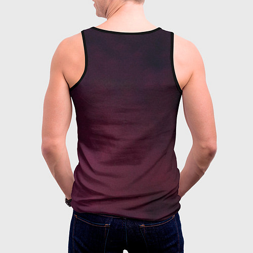 Мужская майка без рукавов Stray: Wandering Cat / 3D-Черный – фото 4