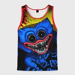 Майка-безрукавка мужская POPPY PLAYTIME ХАГИ ВАГИ, Я ПОЙМАЮ ТЕБЯ!, цвет: 3D-красный