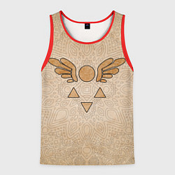 Майка-безрукавка мужская Магическая книга: DELTARUNE, цвет: 3D-красный