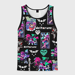 Мужская майка без рукавов DELTARUNE PATTERN ART ГЕРОИ ДЕЛЬТАРУН