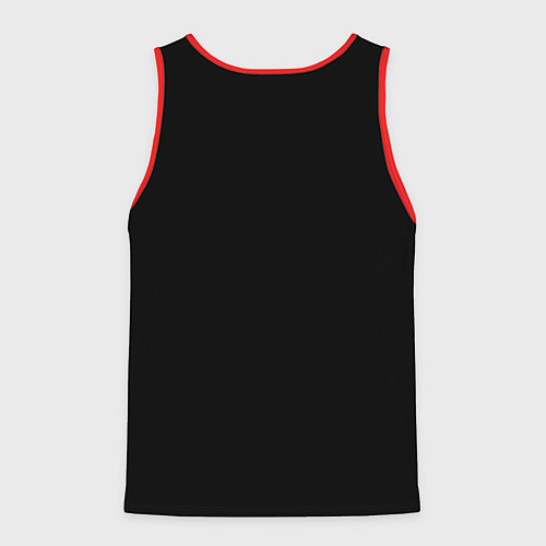 Мужская майка без рукавов BRUH Братан / 3D-Красный – фото 2