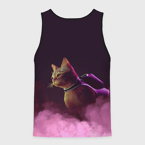 Мужская майка без рукавов Stray / 3D-Черный – фото 2