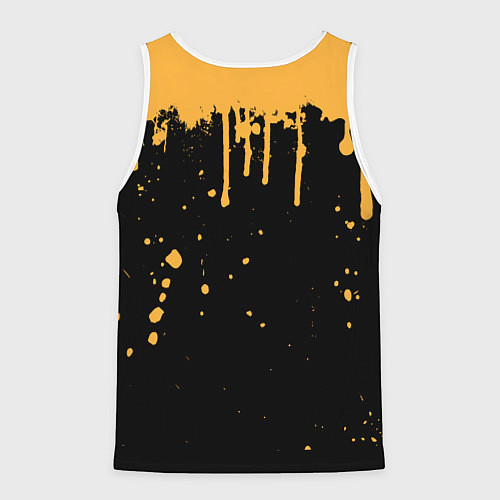 Мужская майка без рукавов Bendy and the Ink Machine Бэнди чудовище / 3D-Белый – фото 2