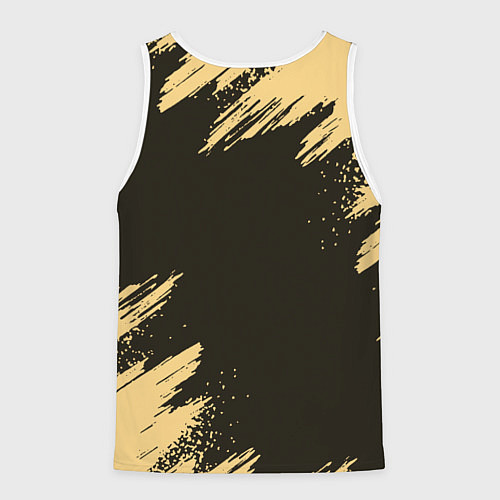 Мужская майка без рукавов Bendy And The Ink Machine Бенди / 3D-Белый – фото 2