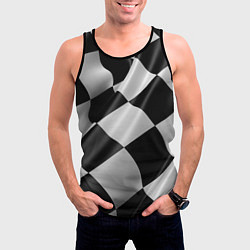 Майка-безрукавка мужская Финишfinish, цвет: 3D-черный — фото 2