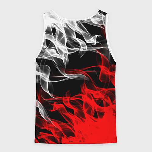 Мужская майка без рукавов Umbrella Corporation Fire / 3D-Белый – фото 2