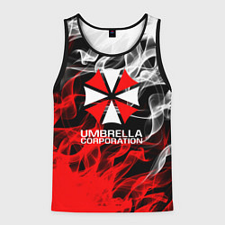 Майка-безрукавка мужская Umbrella Corporation Fire, цвет: 3D-черный