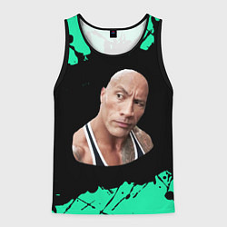 Майка-безрукавка мужская BUBBLE KVASS - СКАЛА Краски, цвет: 3D-черный