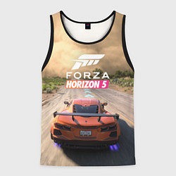 Майка-безрукавка мужская Forza Horizon 5 Игра, цвет: 3D-черный