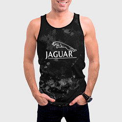 Майка-безрукавка мужская Ягуар , Jaguar, цвет: 3D-черный — фото 2