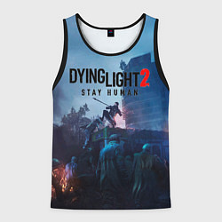 Майка-безрукавка мужская Dying Light: Stay Human, цвет: 3D-черный