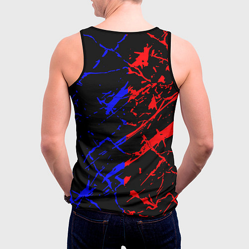 Мужская майка без рукавов SONIC EXE DARK SONIC / 3D-Черный – фото 4
