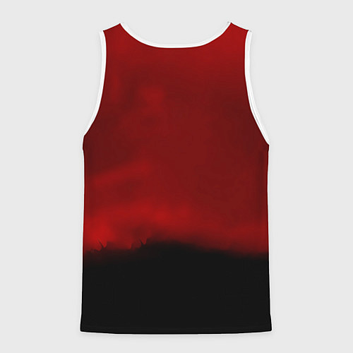 Мужская майка без рукавов Hunter x Hunter Гон волосы в небо / 3D-Белый – фото 2