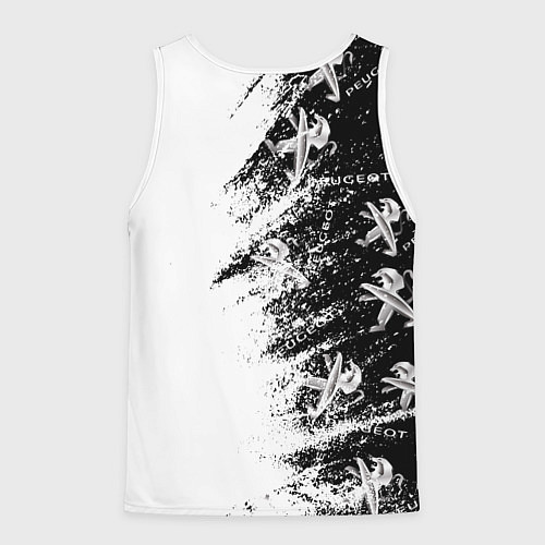Мужская майка без рукавов Peugeot Распылитель / 3D-Белый – фото 2