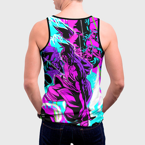 Мужская майка без рукавов Katana Zero Файтинг Катана Зеро Игра / 3D-Черный – фото 4