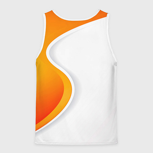 Мужская майка без рукавов Рома / 3D-Белый – фото 2