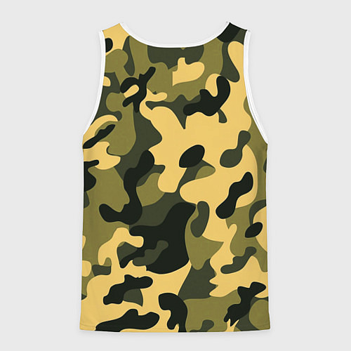 Мужская майка без рукавов Дачне войска в деле! / 3D-Белый – фото 2