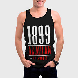 Майка-безрукавка мужская Milan Милан, цвет: 3D-черный — фото 2