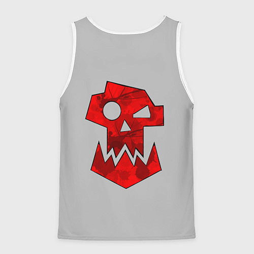 Мужская майка без рукавов Waaagh reference / 3D-Белый – фото 2