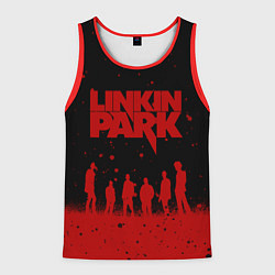 Майка-безрукавка мужская Linkin Park Линкин Парк, цвет: 3D-красный