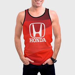 Майка-безрукавка мужская HONDA хонда, цвет: 3D-черный — фото 2