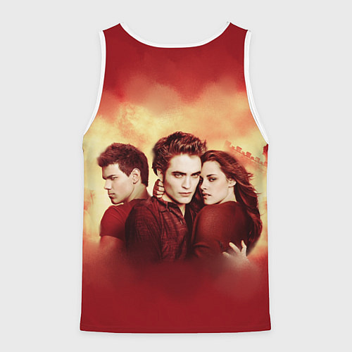 Мужская майка без рукавов Новая луна / 3D-Белый – фото 2