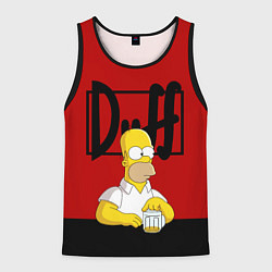 Мужская майка без рукавов Гомер и пиво Симпсоны Simpsons