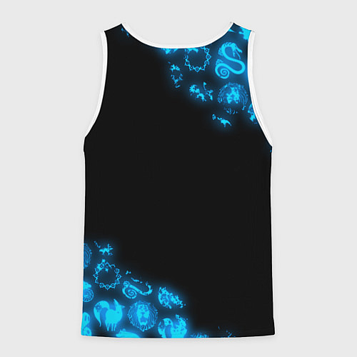 Мужская майка без рукавов МЕЛИОДАС НЕОНОВЫЙ 7 СМЕРТНЫХ ГРЕХОВ / 3D-Белый – фото 2