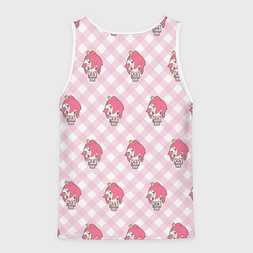 Мужская майка без рукавов Yoko pattern / 3D-Белый – фото 2