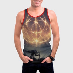 Майка-безрукавка мужская Арт Elder Ring, цвет: 3D-красный — фото 2