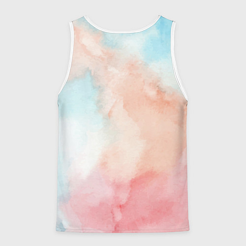 Мужская майка без рукавов Young musical / 3D-Белый – фото 2