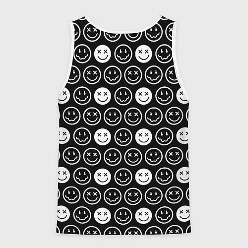 Мужская майка без рукавов NIRVANA символика / 3D-Белый – фото 2