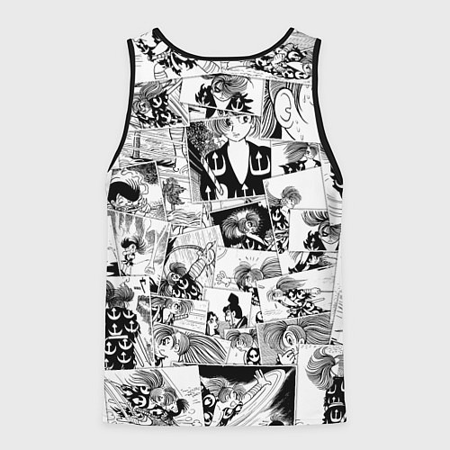 Мужская майка без рукавов Dororo pattern / 3D-Черный – фото 2