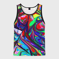 Майка-безрукавка мужская Vanguard color pattern Expression, цвет: 3D-черный