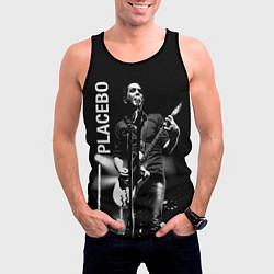 Майка-безрукавка мужская Placebo Пласибо рок-группа, цвет: 3D-черный — фото 2