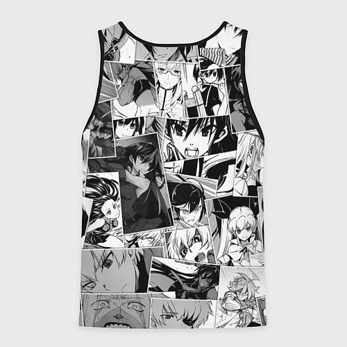 Мужская майка без рукавов Убийца Акамэ pattern / 3D-Черный – фото 2