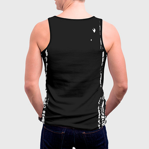 Мужская майка без рукавов Die antwoord / 3D-Черный – фото 4