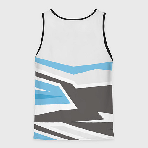 Мужская майка без рукавов Автомобиль классика / 3D-Черный – фото 2