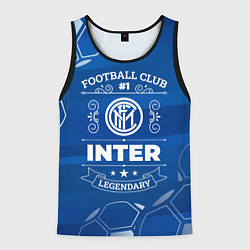Майка-безрукавка мужская Inter FC 1, цвет: 3D-черный