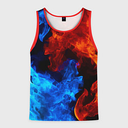 Мужская майка без рукавов Огонь - Вода Инь - Янь